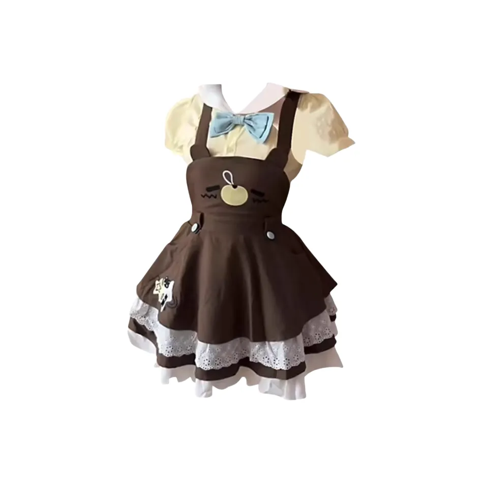 AFGGD Коричневый Женские Комплекты с юбкой