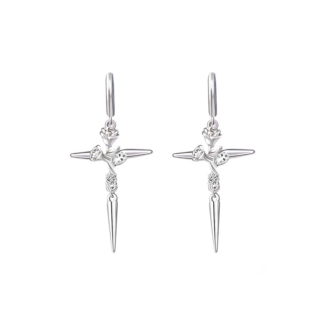 SUMIYAKI Серьги с синтетическим кубическим цирконием Унисекс