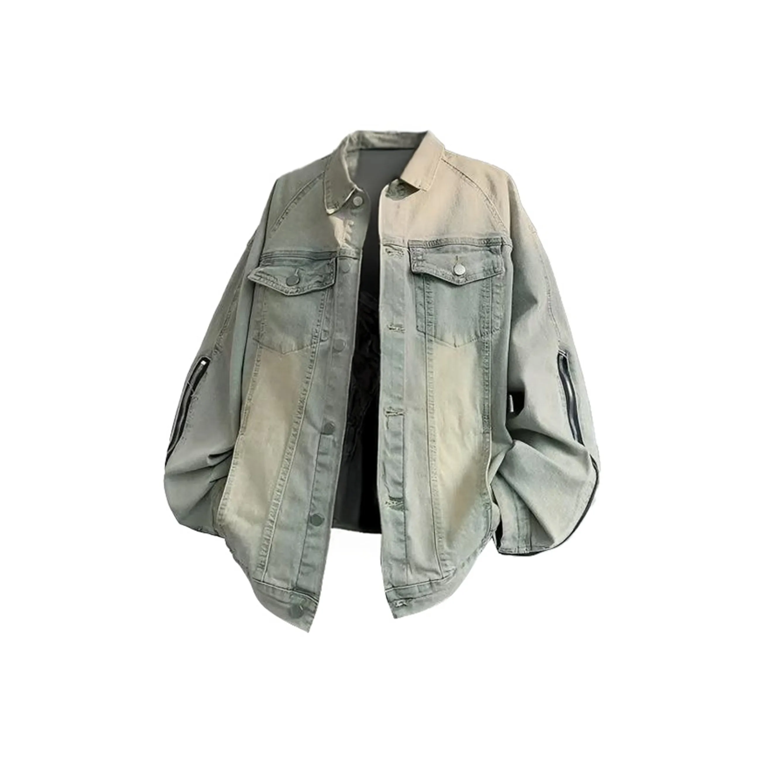 WHELVE Грязно-желтый Унисекс Джинсовые куртки