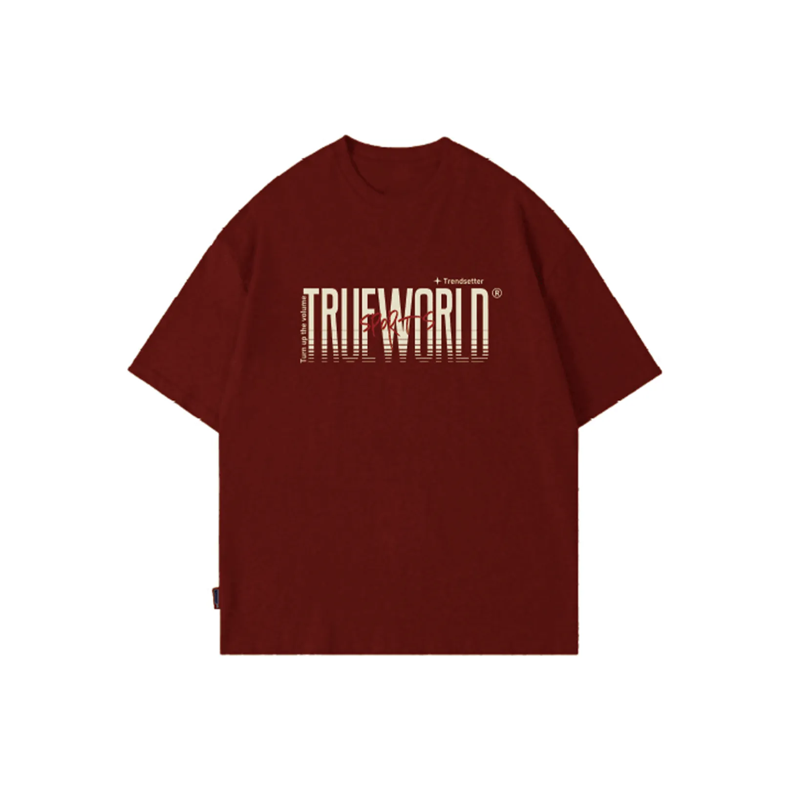 TRUE WORLD Лето Модный Короткий Рукав Унисекс