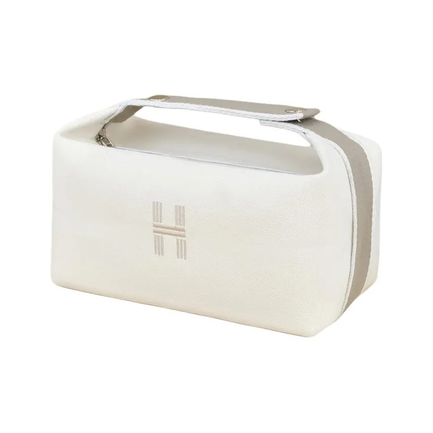 HUADUYU Минималистский стиль привлекательный холст легко переносимый сумка-ланчбокс портативный косметичка мешок для хранения Ins водонепроницаемый