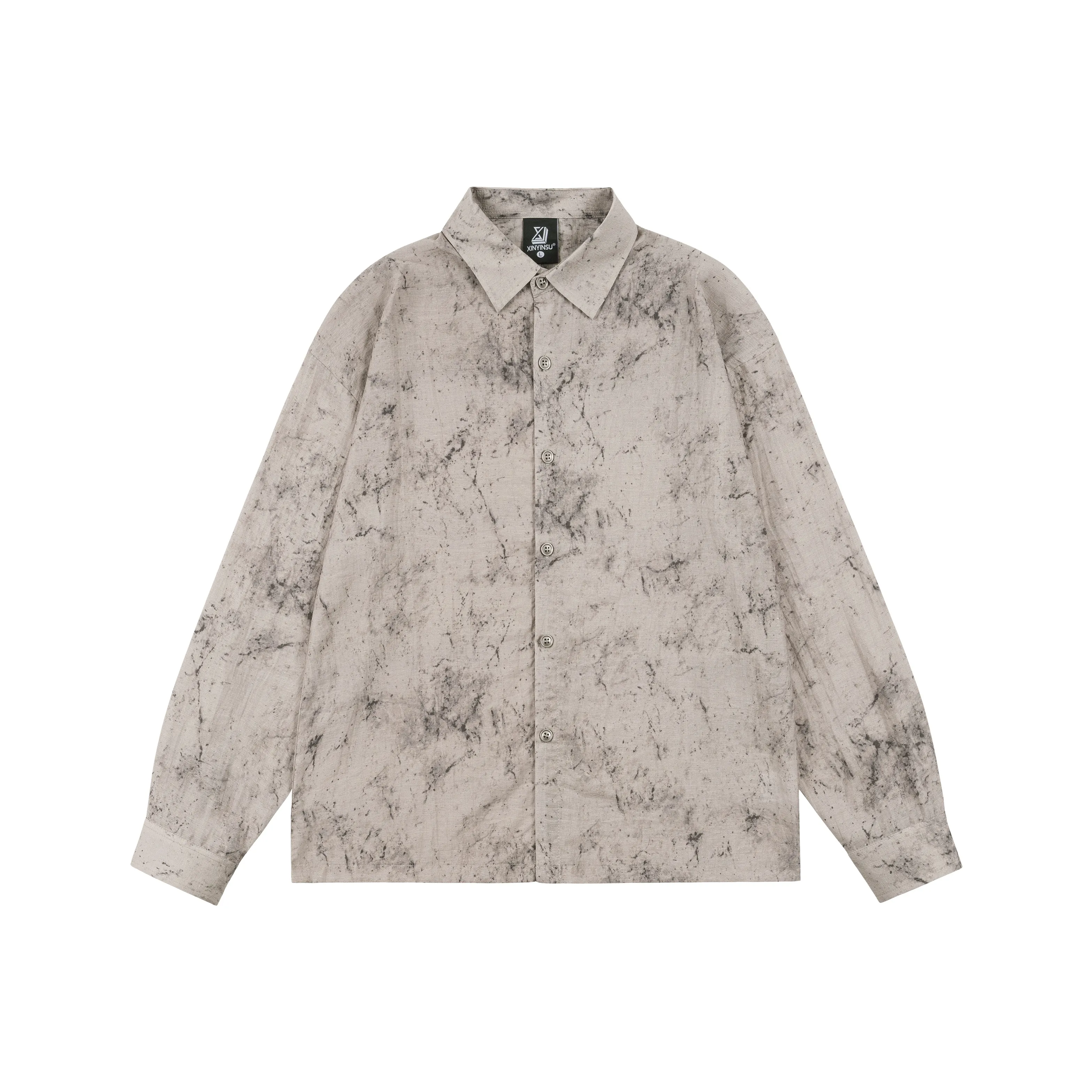 XINYINSU Хаки Унисекс Рубашки
