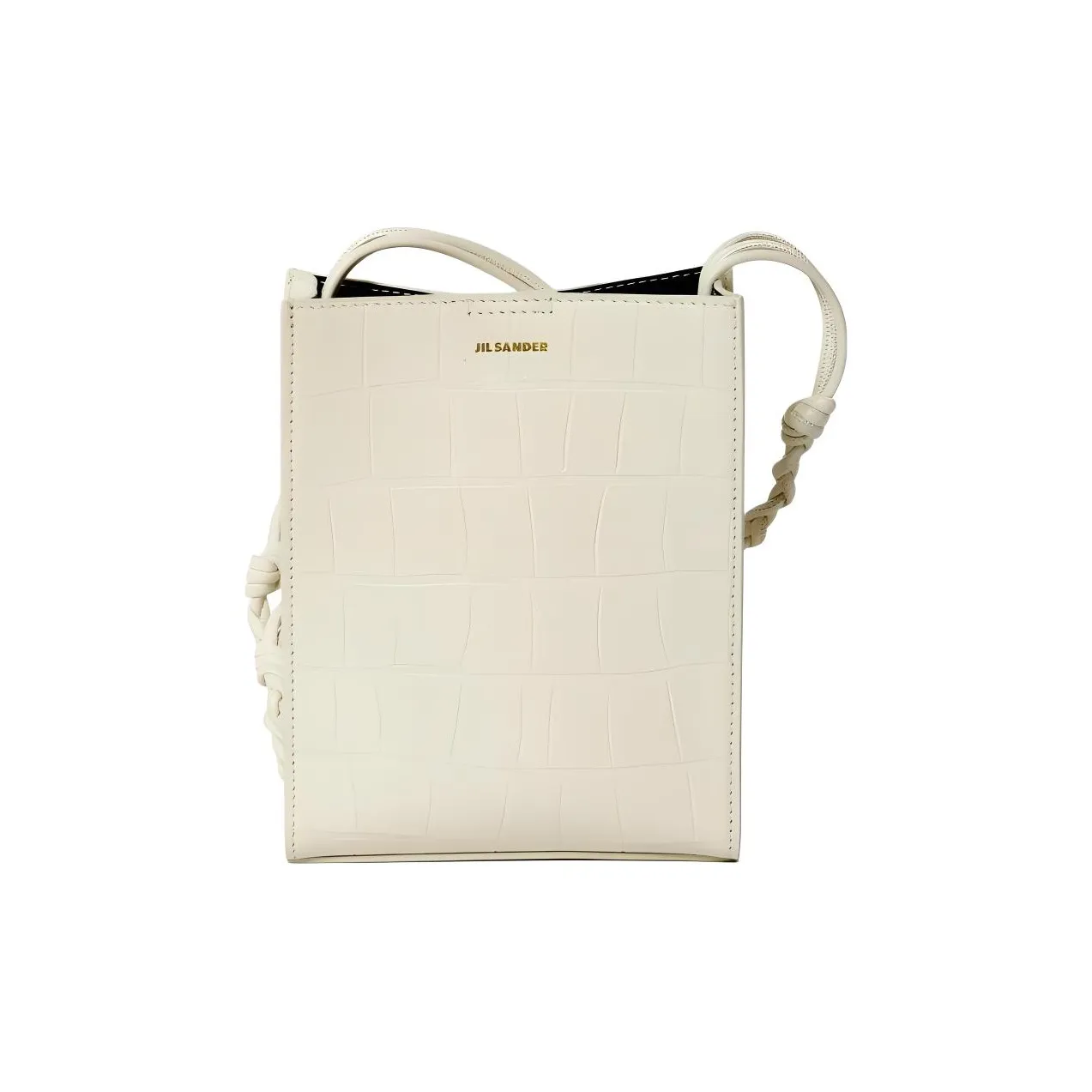 JIL SANDER Logo Embossed Crossbody Bag