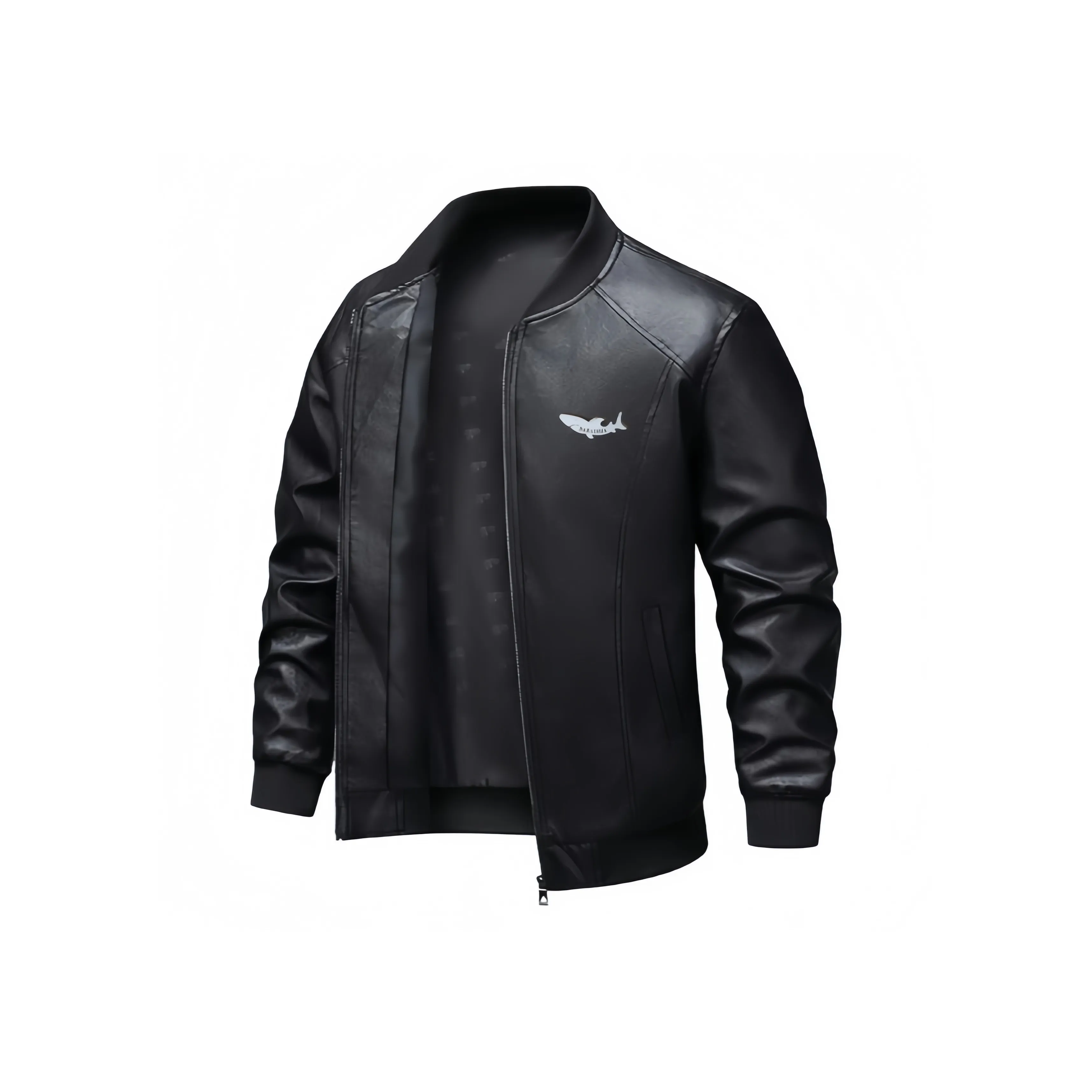 DABAISHA Кожа Куртка Мужская Черная