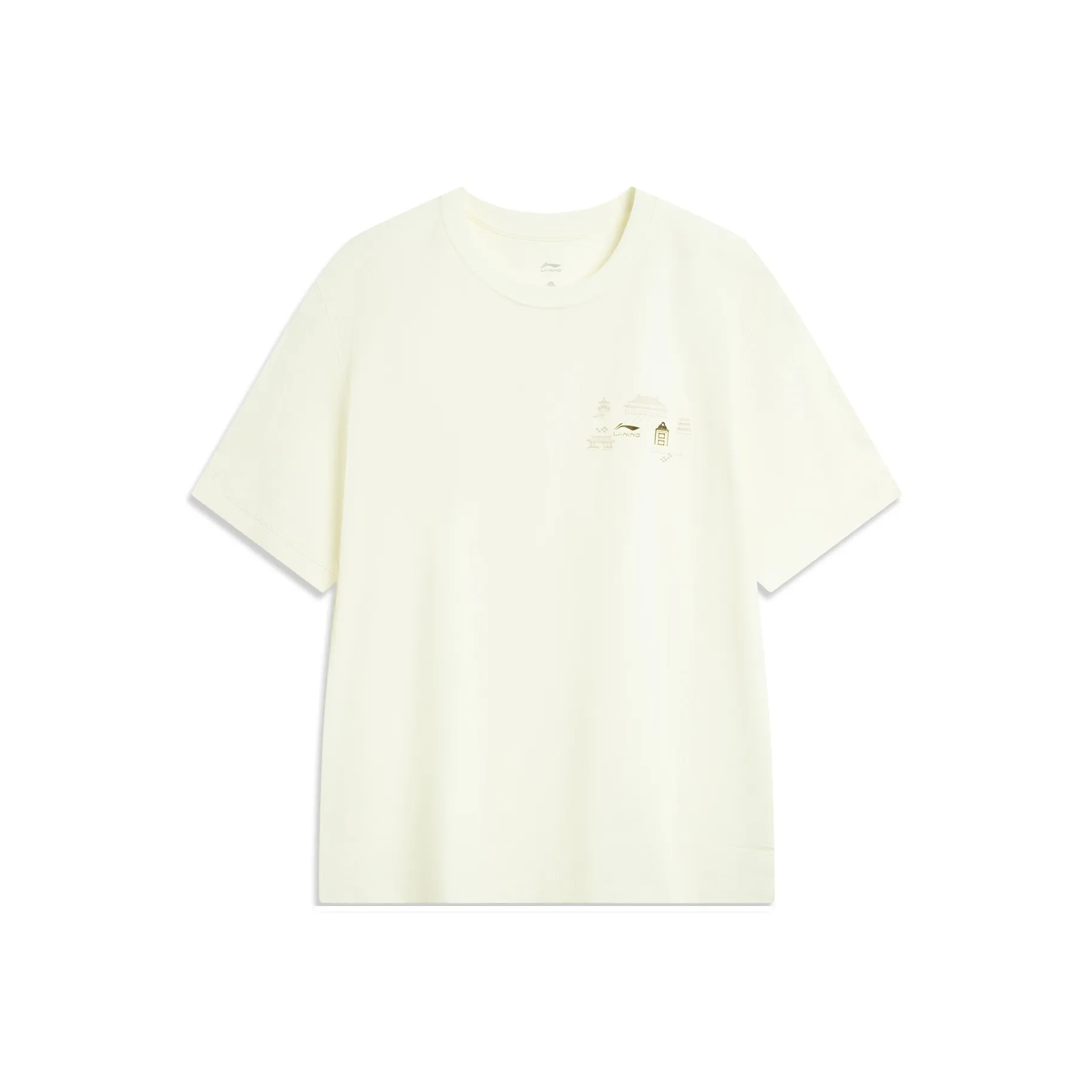 LINING x Forbidden City LIANMINGKUAN Серия китайской культуры Рубашка Мужская Жемчужная раковина Белый