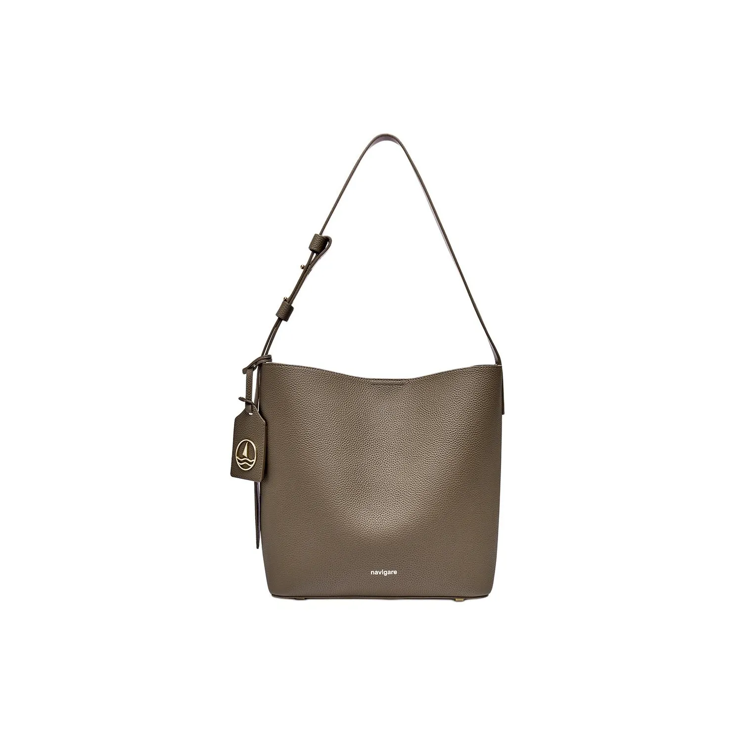 NAVIGARE Корова Кожа Ведрообразная Сумка Плечевая Сумка Женская Многоцветная