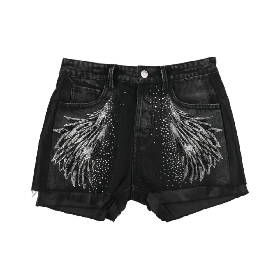 TCH Черные Женские Джинсовые Шорты