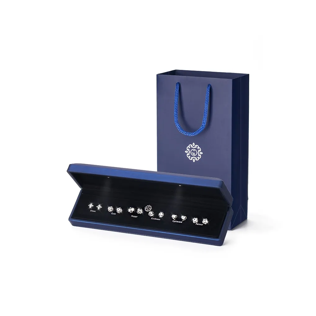 Mini yaya S999 Серебряные Серьги-гвоздики Женские