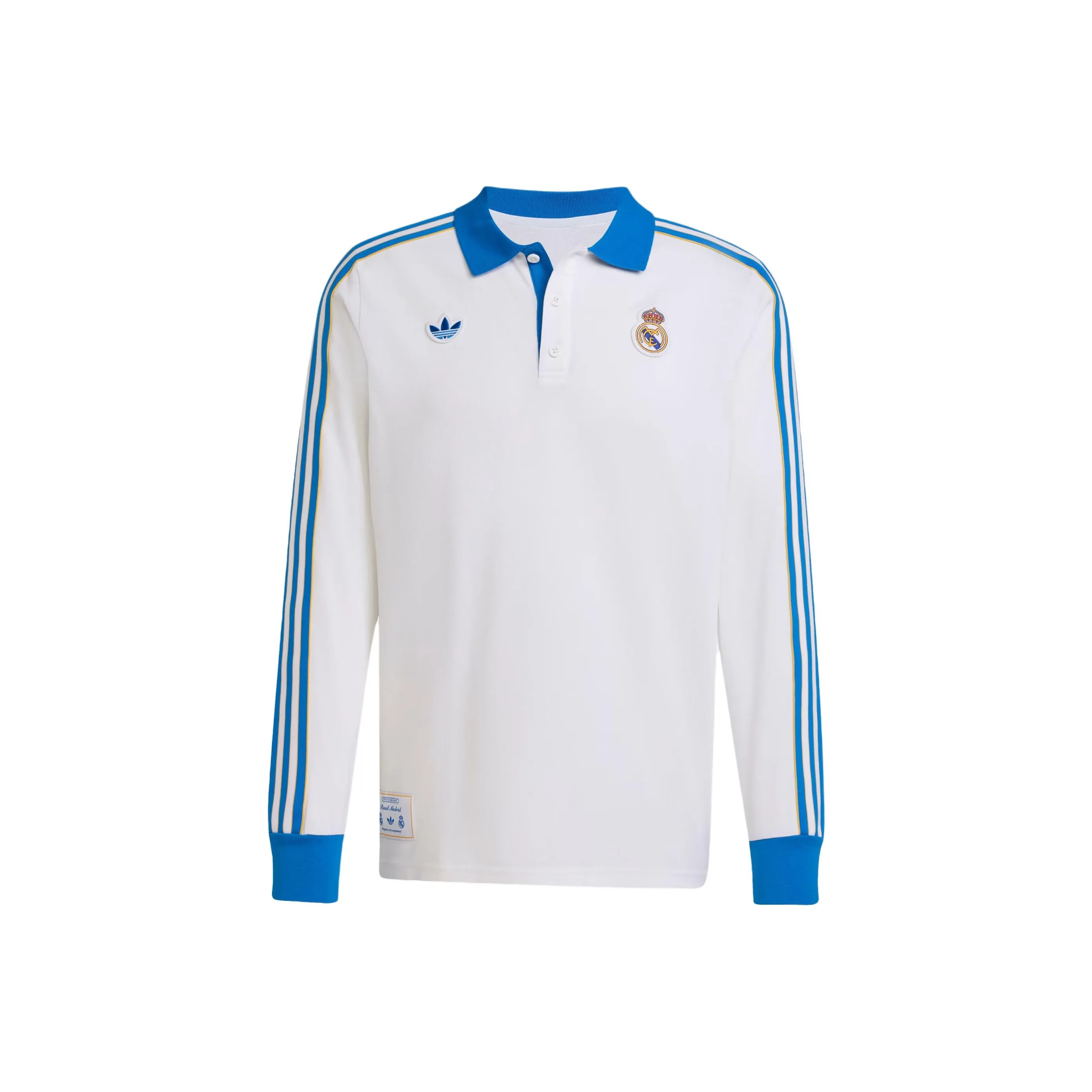 Adidas Originals Real Madrid Terrace Icons Long Sleeve Polo Polo Мужской