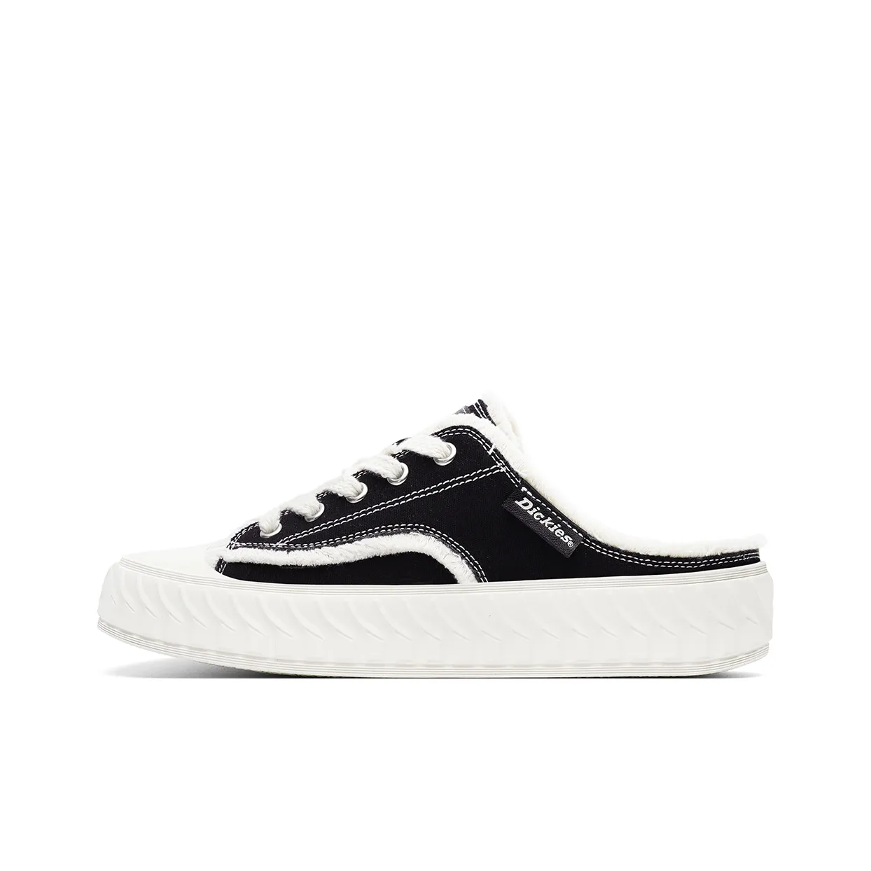 Dickies противоскользящие устойчивые к истиранию низкие топ кеды мужские черные