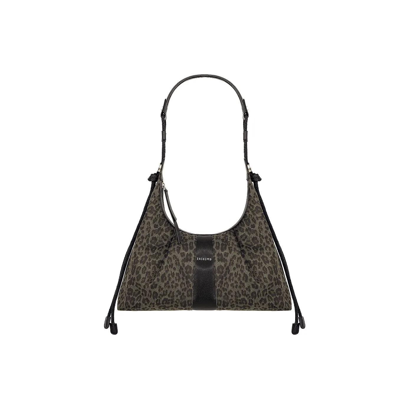 Great Dog and Black Horse 2025 Большая вместимость Сумка-тоут Премиум Хобо Большая Женская с леопардовым принтом