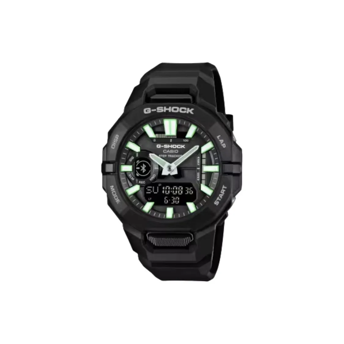 CASIO G SHOCK Кварцевый механизм Смольный ремешок Часы Мужские Черный циферблат