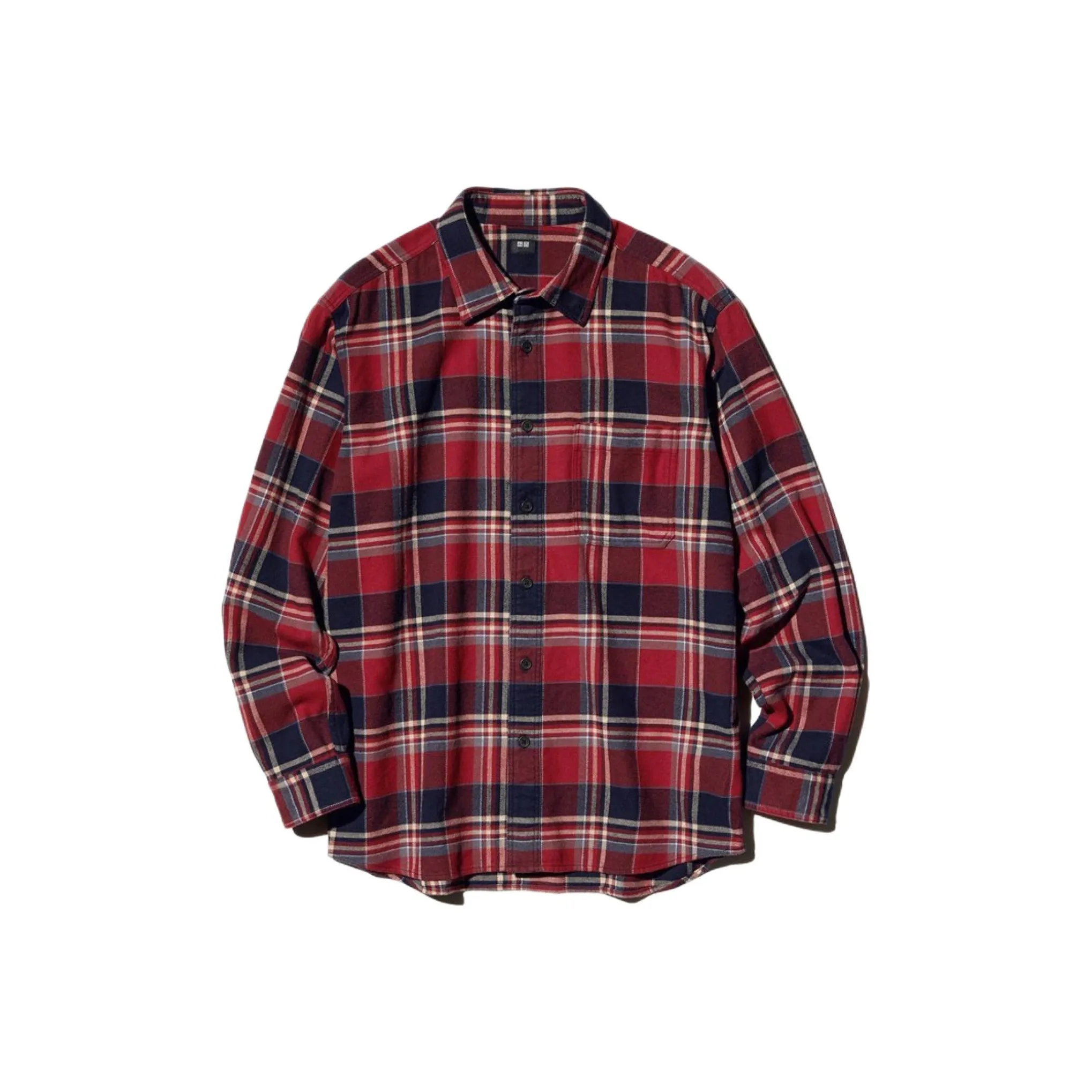 UNIQLO Бордовый Унисекс Рубашки