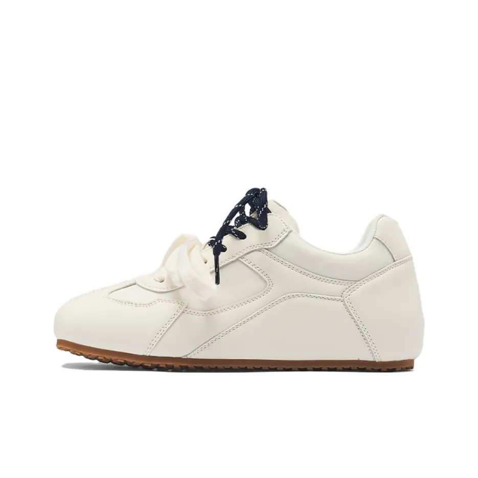 AGSDON Устойчивый к истиранию Низкий Топ Casual Женский Бежевый