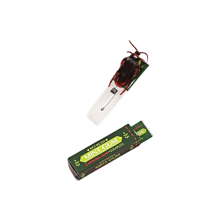 Yi Jia Ai Жевательные резинки в виде тараканов Подарки для веселья и смеха Игрушки