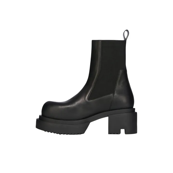 昭王　rick owens Beatle Bogun RICK OWENS Beatle Bogun leather Chelsea boots | NET-A-PORTER