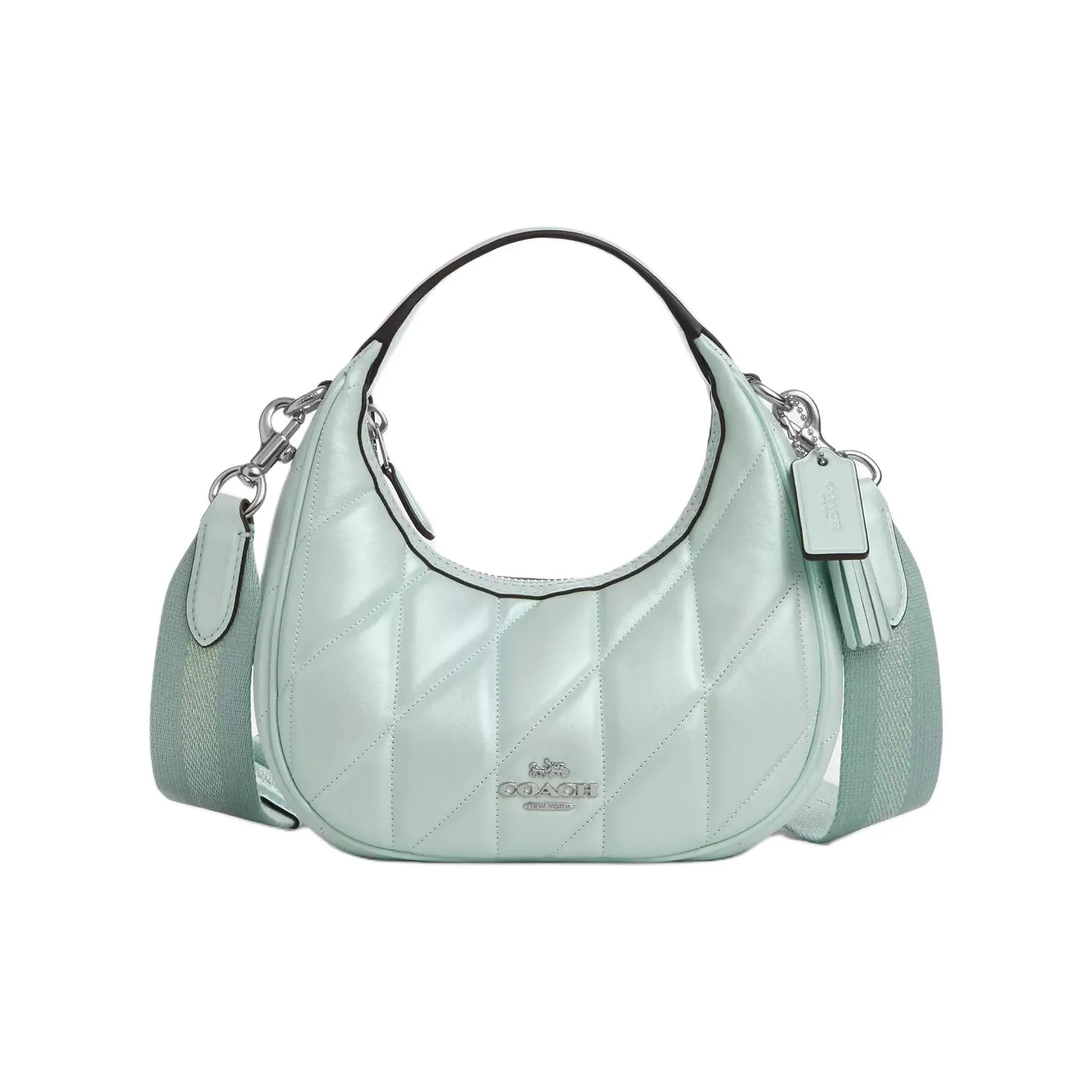 COACH CARMEN Кожа Сумка Маленькая Женская Синяя