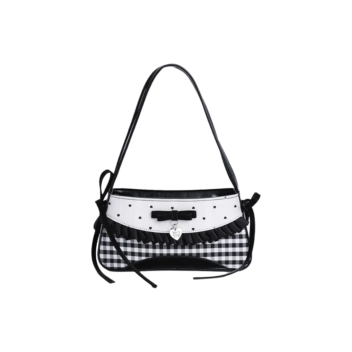 ORANGE BEAN ПУ (полиуретан) Сумка Сумка через плечо Женская Черная