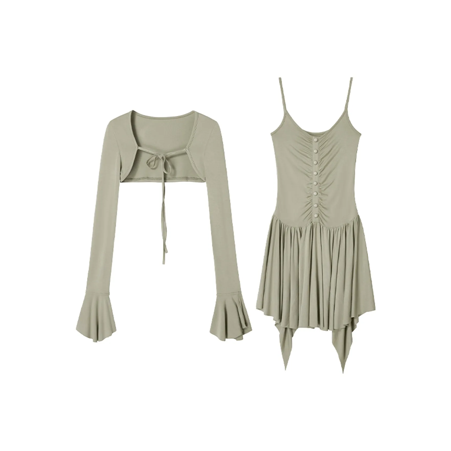 UENA Зеленый В наличии Женские Слиплатья