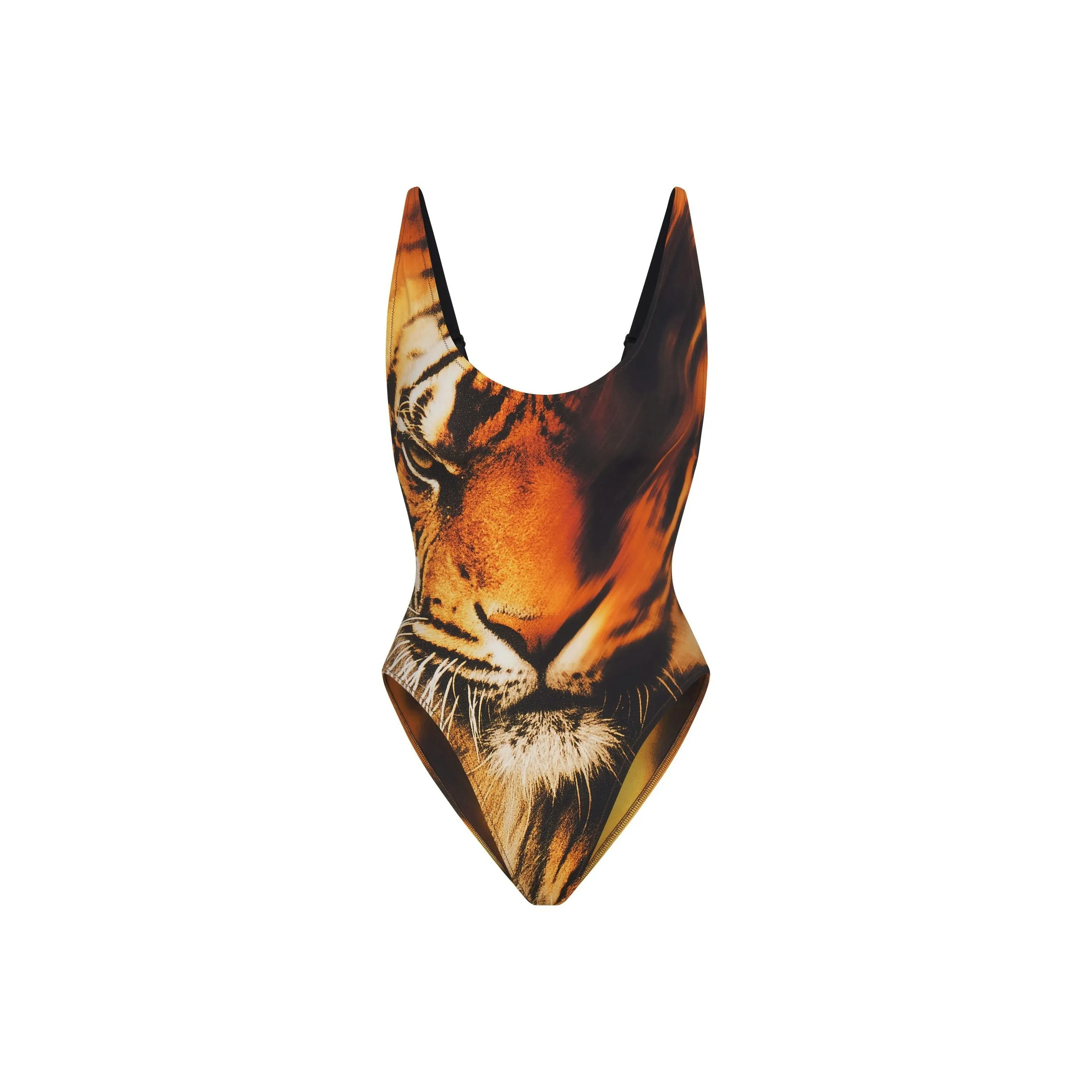 SKIMS x Roberto Cavalli SS25 Scoop Шея ONE PIECE ONE PIECE Купальник Женские