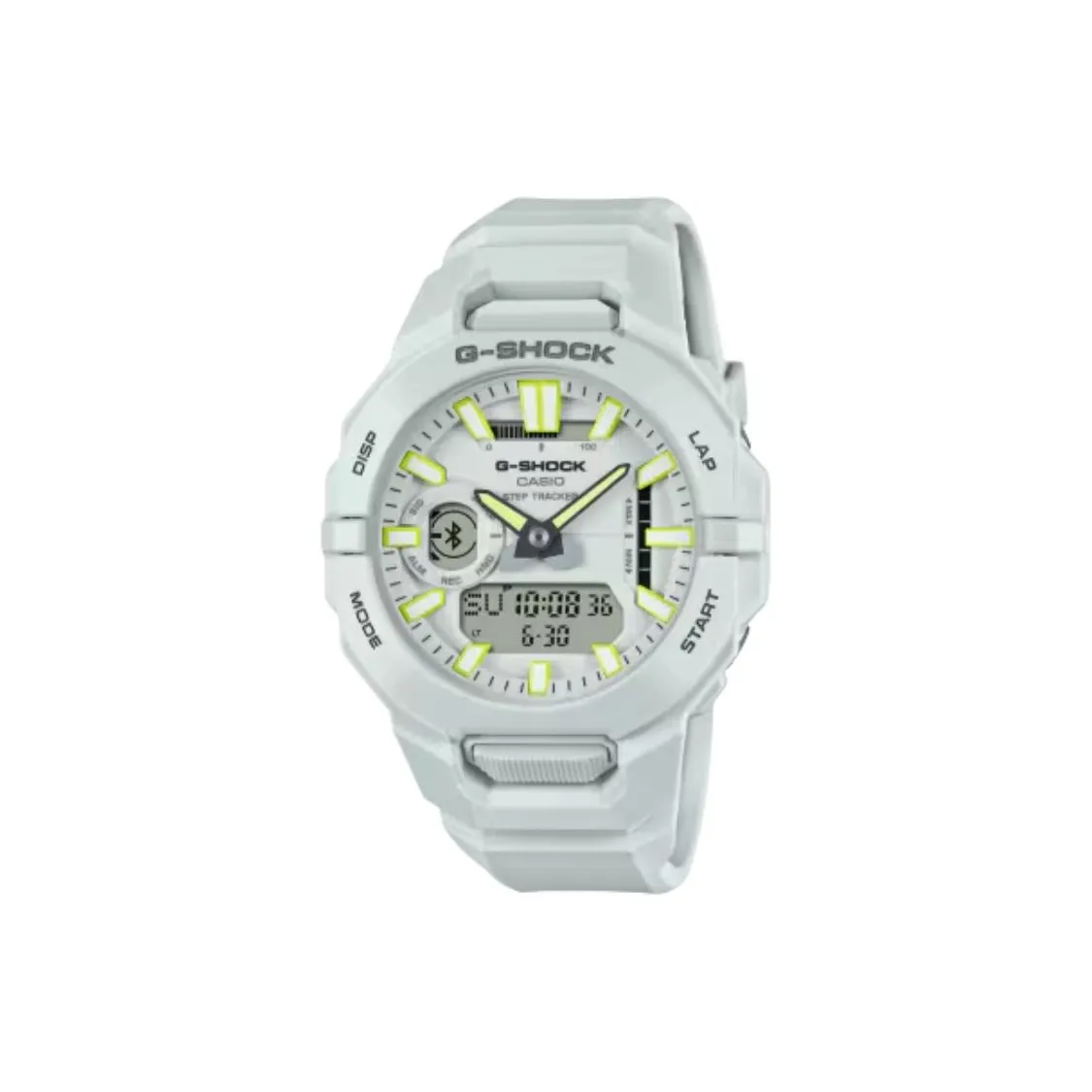 CASIO G SHOCK Кварцевый механизм Смольный ремешок Часы Мужские Белый циферблат