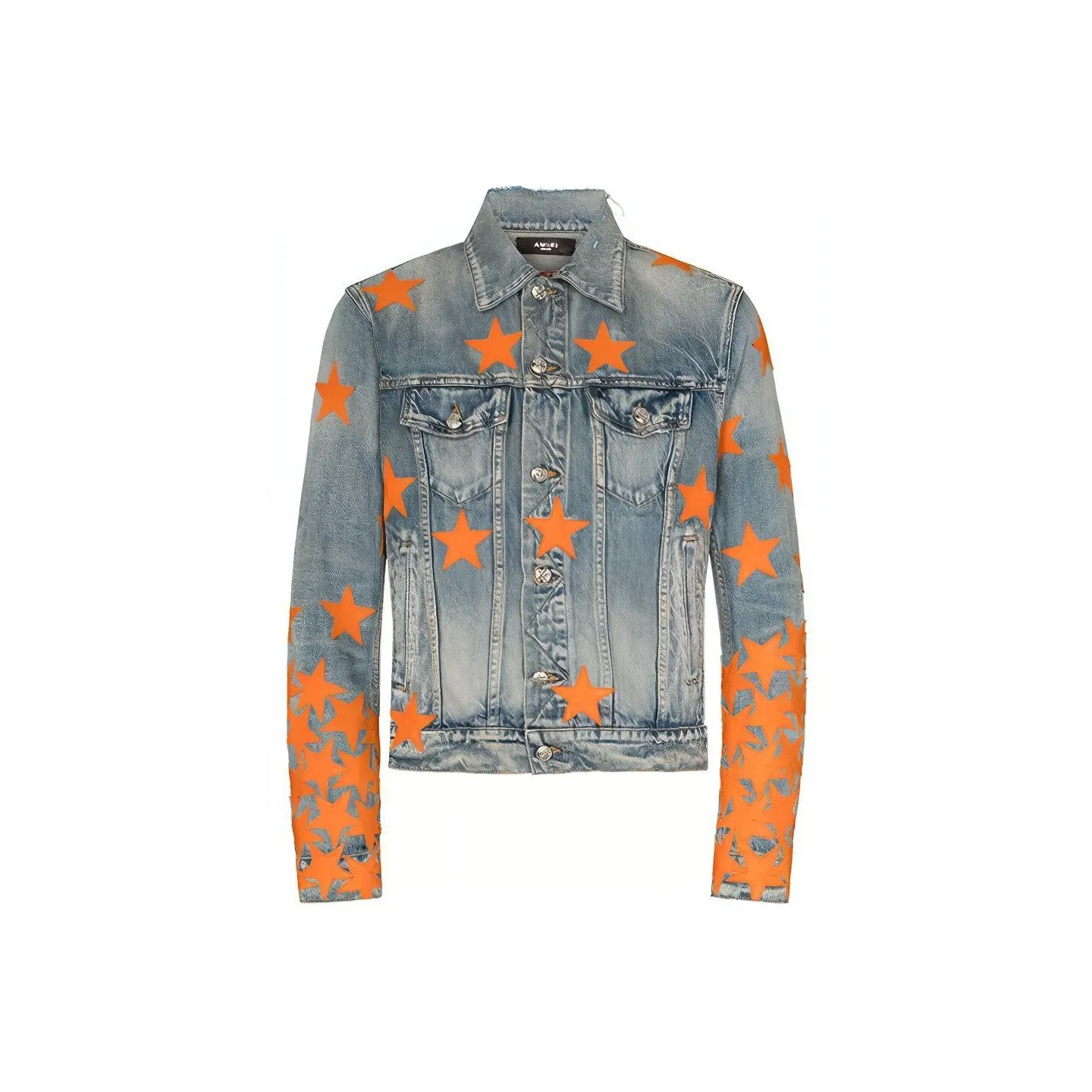 AMIRI Chemist Star Trucker Clay Indigo Denim Jackets ''