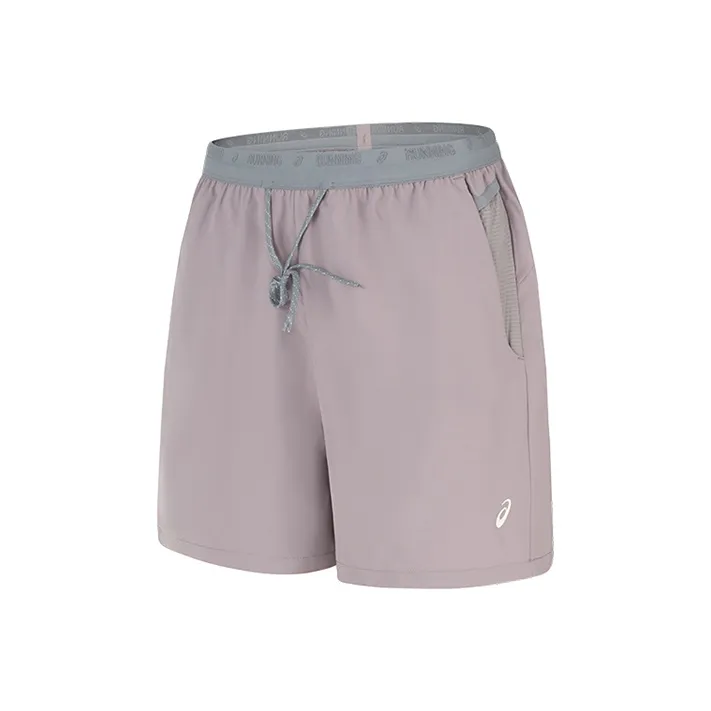 Asics Серые Фиолетовые Женские Спортивные Шорты