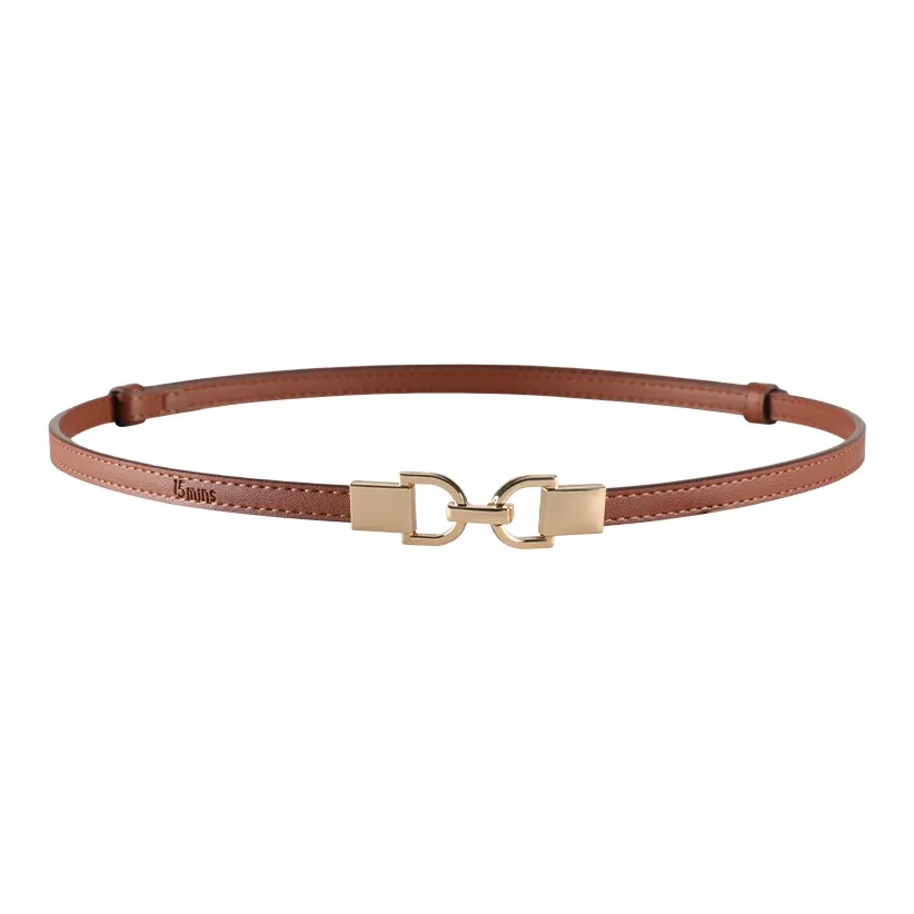 15 MINS Полиуретановая кожа ремни женские ширина 1 см