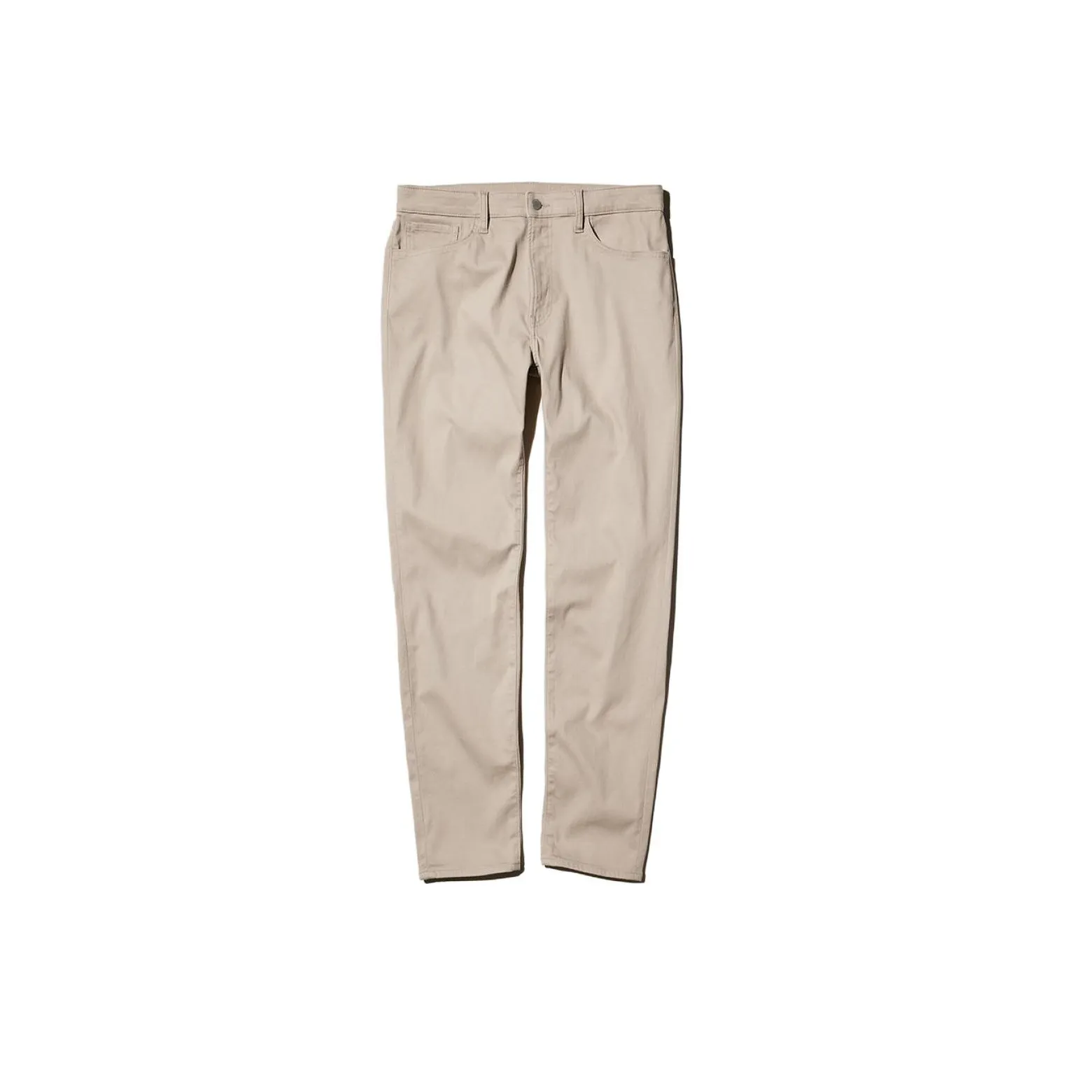 UNIQLO Темно-бежевые унисекс джинсы