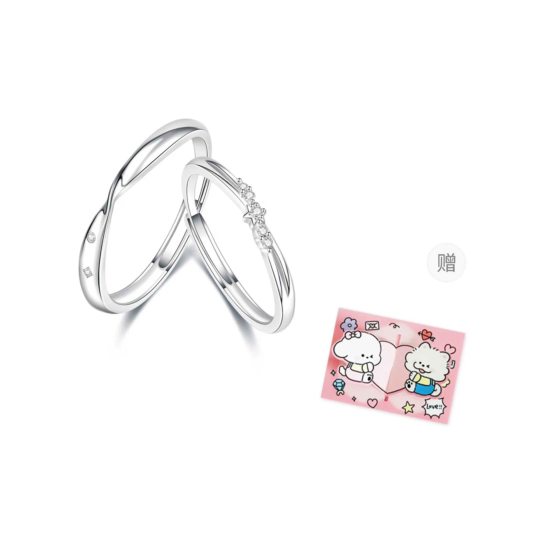 LAOYINFANG Sterling Silver Rings Unisex