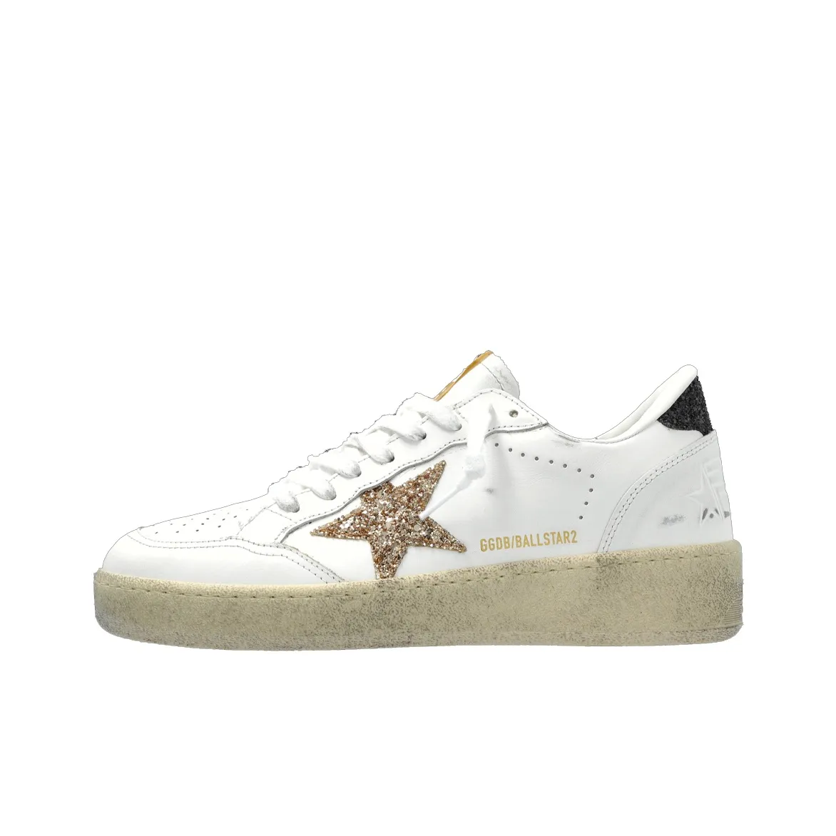 Golden Goose Ball Star 2 Low Top Skateboard Shoes Women's White
