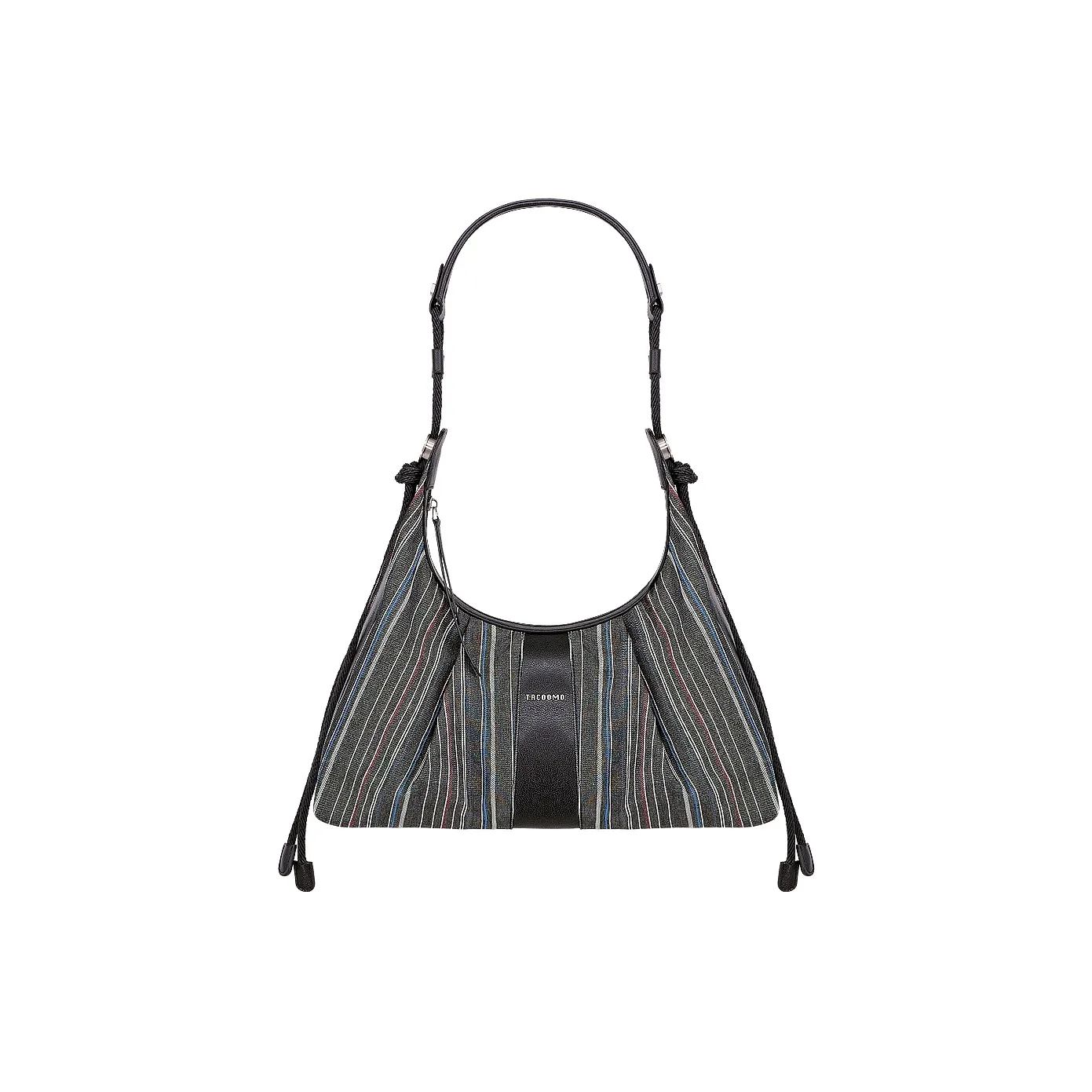 Great Dog and Black Horse Бродяга Премиум Деним Тоут Большая емкость Одно плечо Сумка-хобо Большая Женская Деним Черный