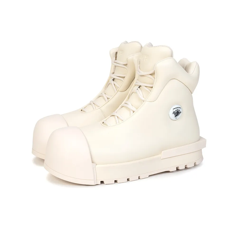 FREE WORLD ORDER визуально увеличивает рост Высокий Топ Повседневный Унисекс Айвори Белый