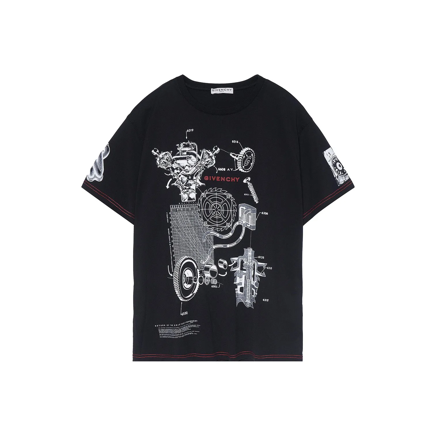 GIVENCHY Черные Мужские T-Рубашки