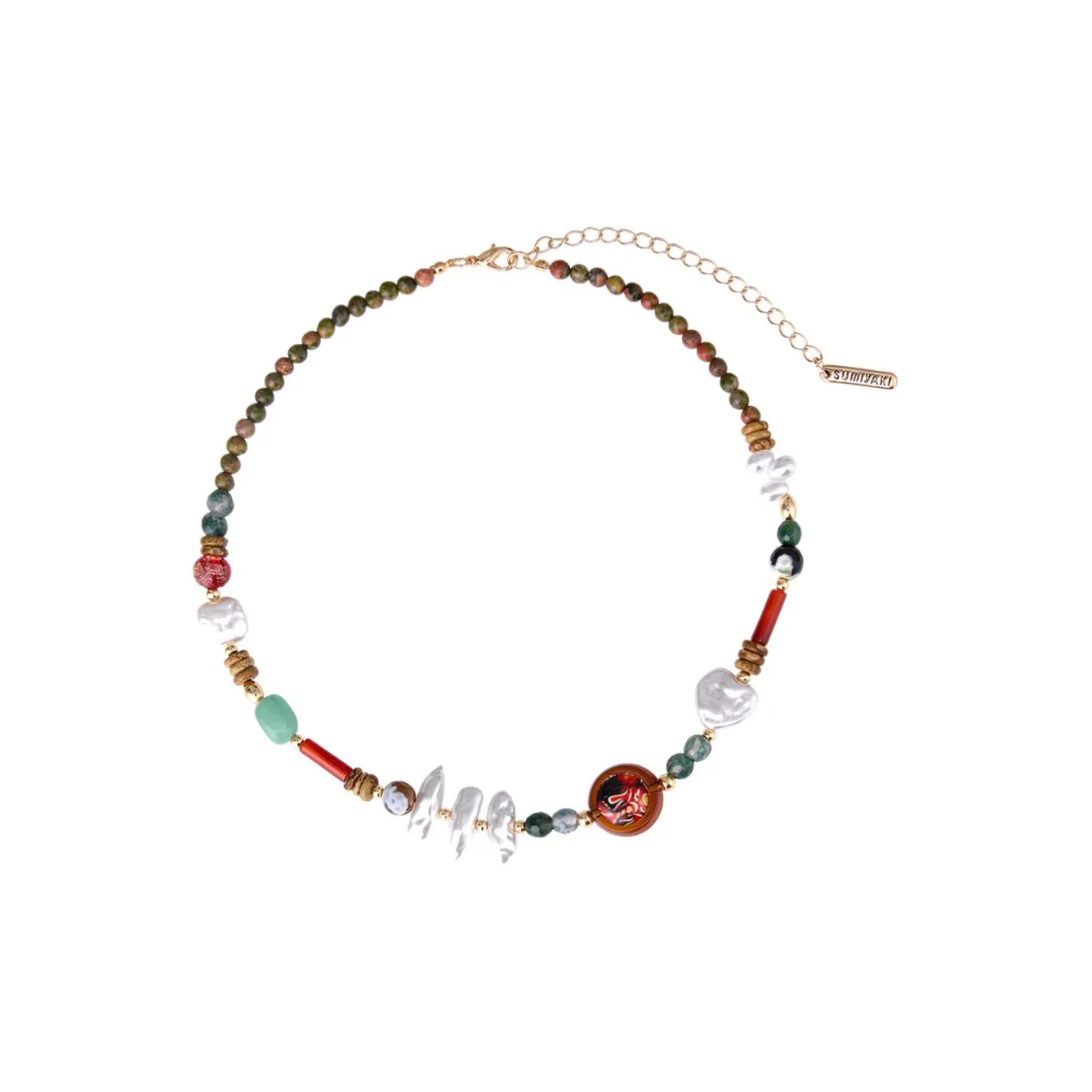 SUMIYAKI Стекло Жемчужные ожерелья Женские