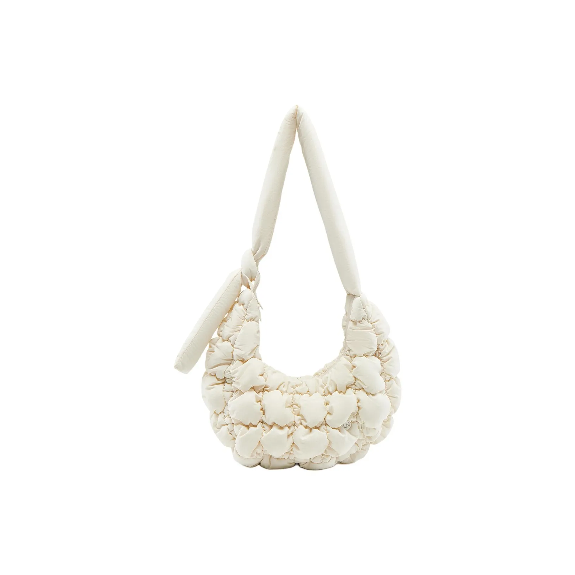 Лайнер Нейлоновая Сумка через плечо Стандартная Унисекс Кремово-белая