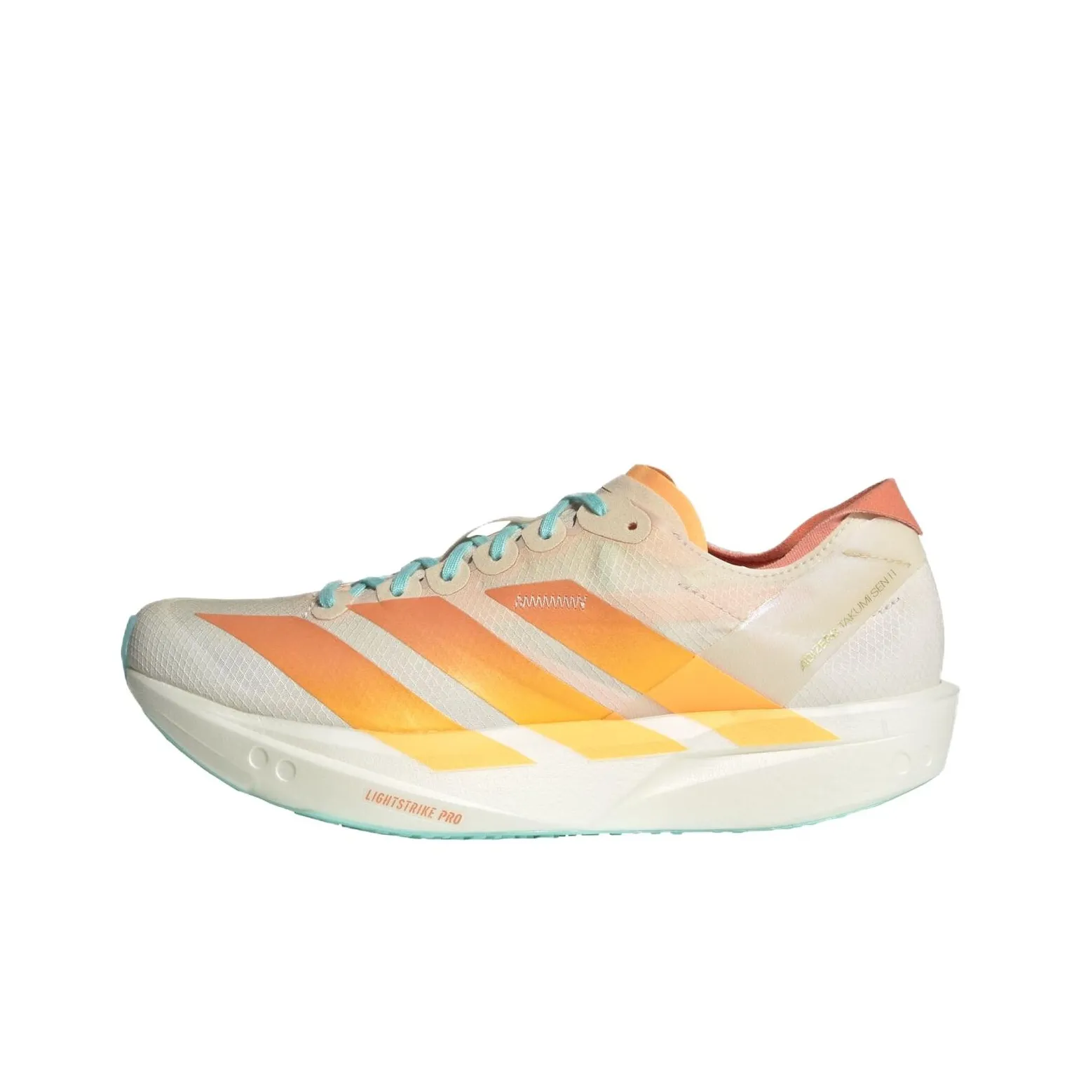 Adidas Adizero Takumi Sen 11 Амортизация Дышащий Поддерживающий Легкий Низкий Топ Беговые кроссовки Женские Оранжевый