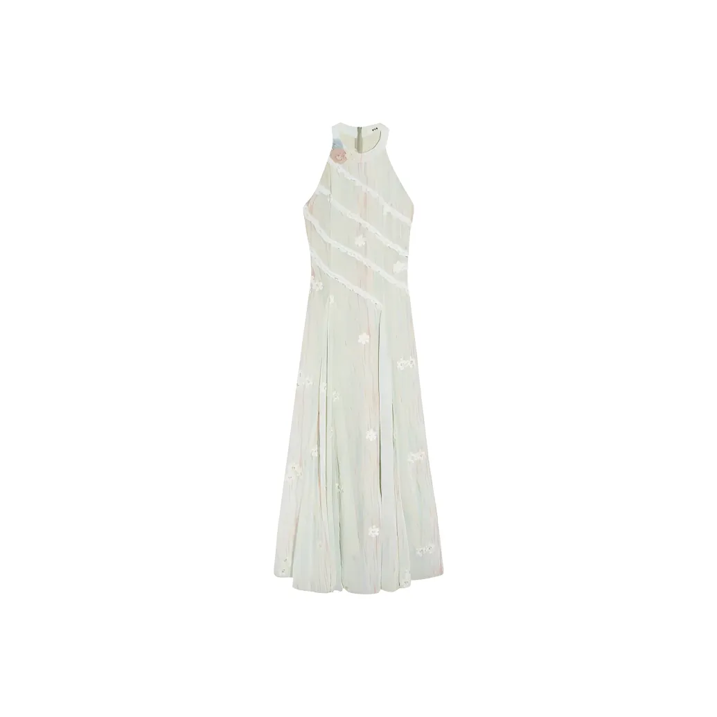 SONDR Светло-зеленые Женские Платья без рукавов