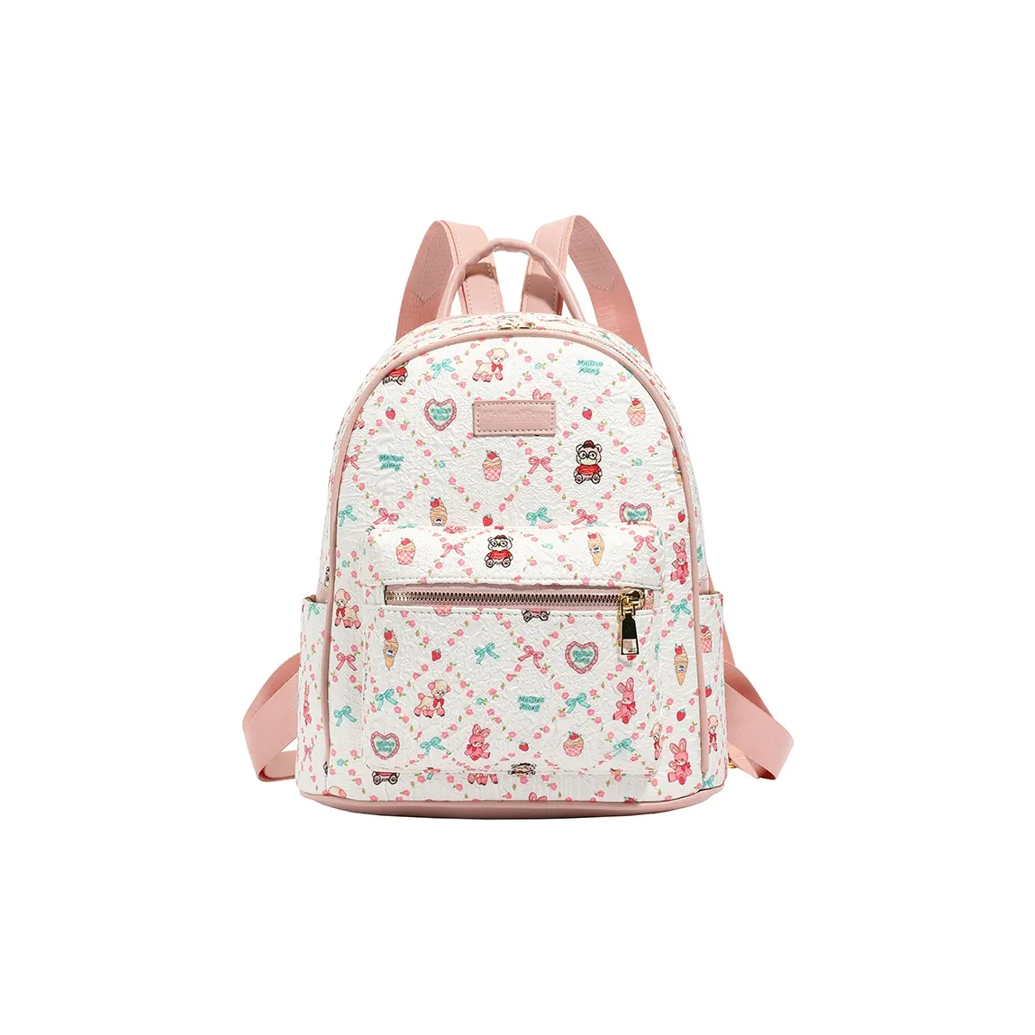 CAREELL ПУ (полиуретан) Рюкзак Стандартный Унисекс Синий Розовый