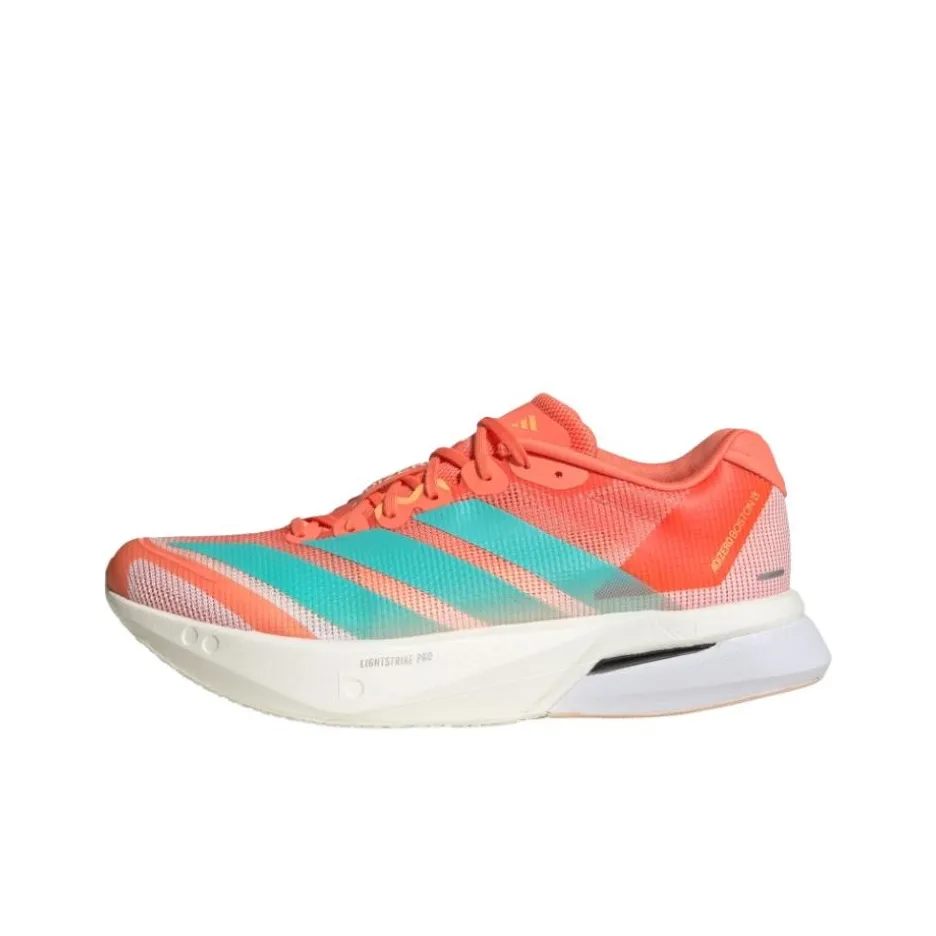Adidas Adizero Boston 13 Устойчивый к истиранию Низкий Топ Спринт Обувь для бега на длинные дистанции Женские Апельсин