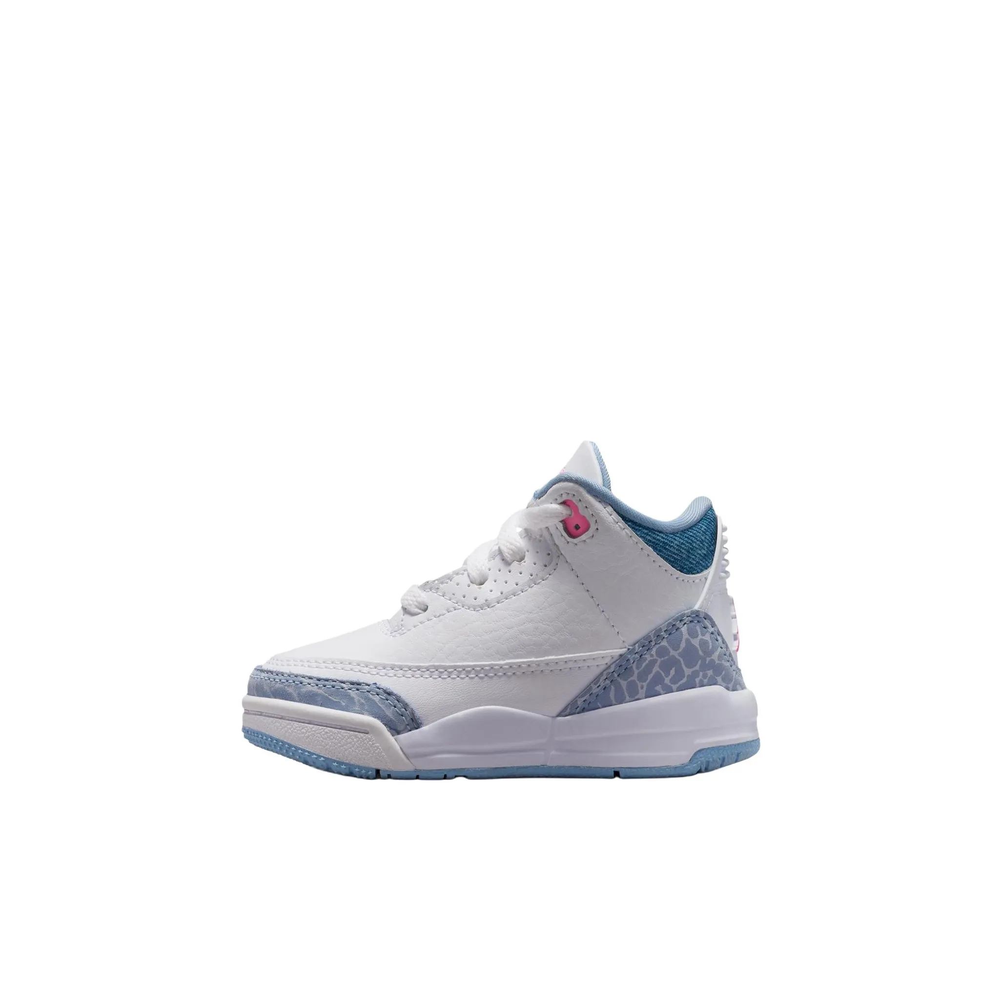 Jordan Air Джордан 3 Устойчивая к истиранию Низкая Обувь для малышей Белая Для младенцев и малышей