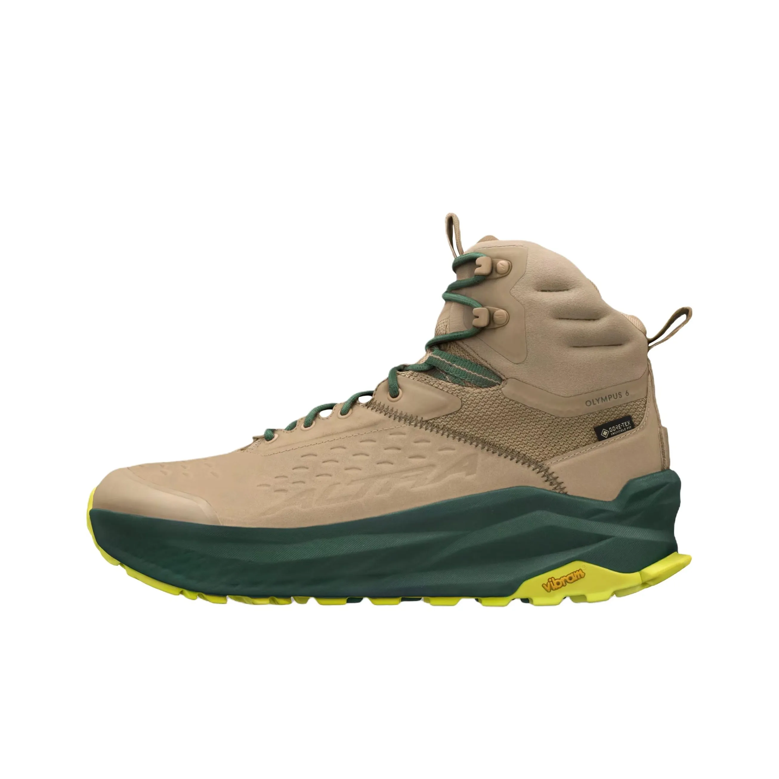 Altra OLYMPUS 6 Устойчивый к истиранию MID Топ Альпинизм Походная обувь Мужской Коричневый