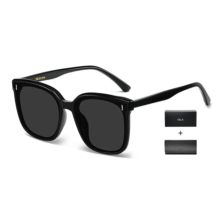 HLA TR/Memory Plastic Square Sunglasses Unisex