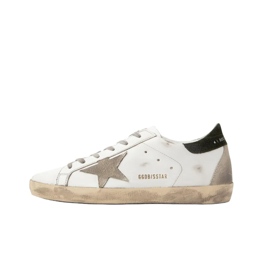 Golden Goose Super Star Low Top Stylish Skateboarding Shoes Women's White