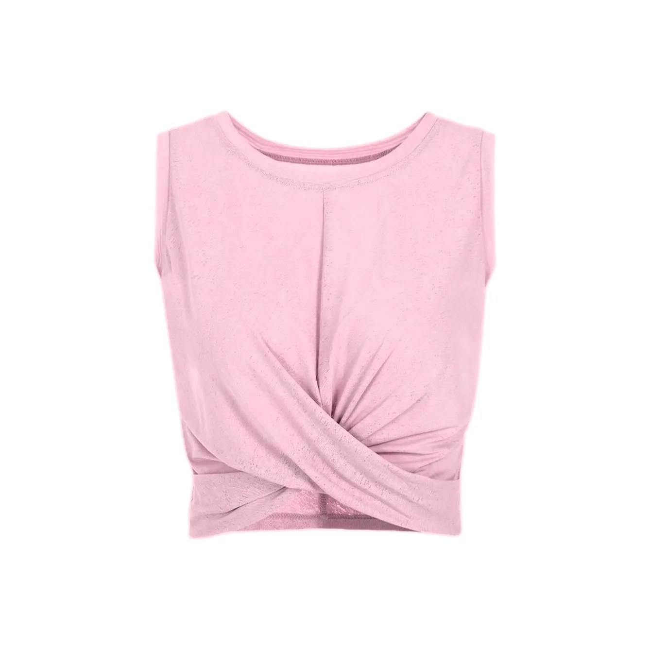 UYH Плиссированный с утяжкой на талии универсальный свободный крой пуловер бег женский летний