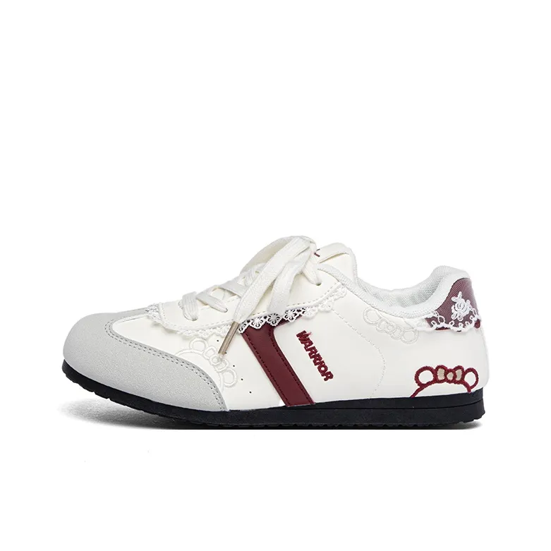 Warrior Аbrasion Resistant визуально увеличивает рост Низкий Топ Женская обувь Женская Серо-бежевый Бургунди