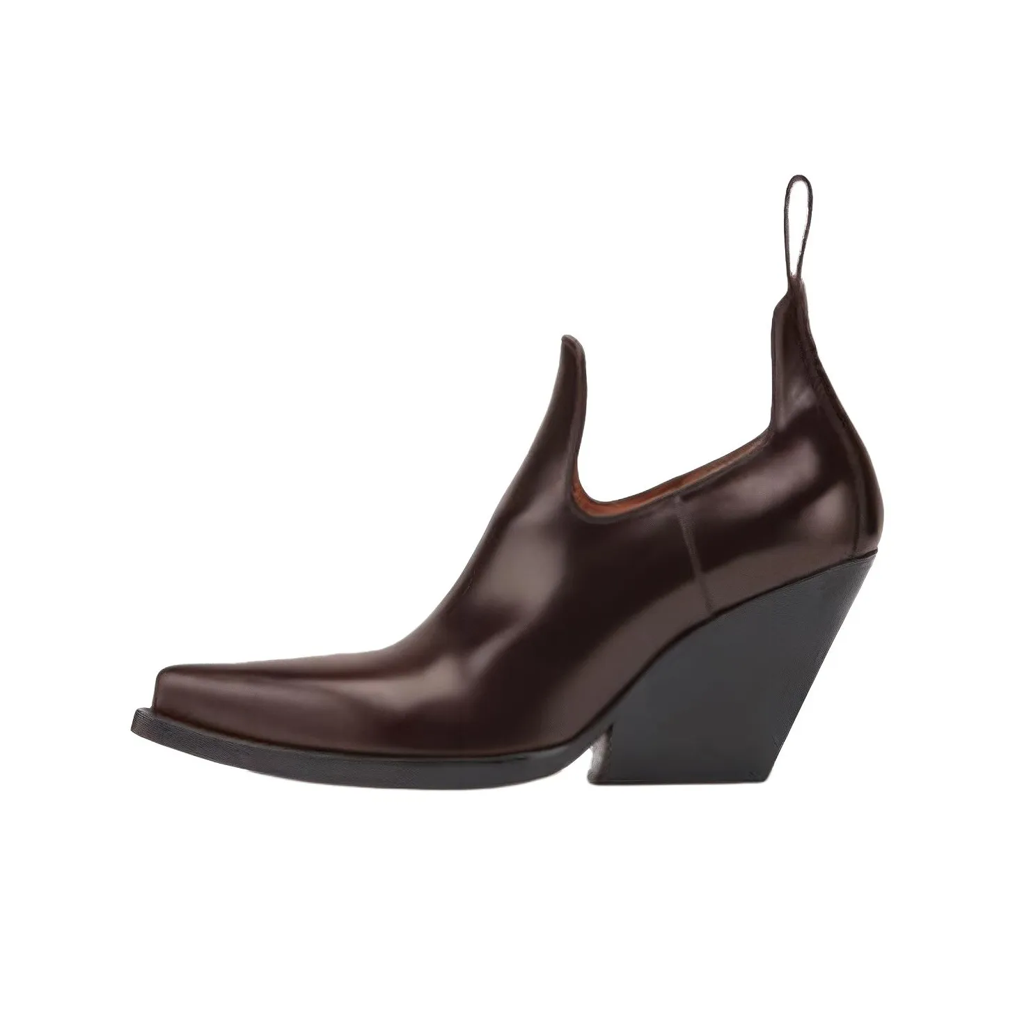 Bottega Veneta Lean Ботильоны Женские Коричнево-черные