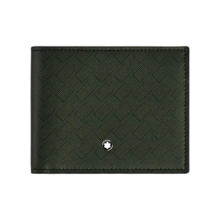 MONTBLANC Stylish 3,0 Коровья кожа Кошелек Мужской Хаки зеленый