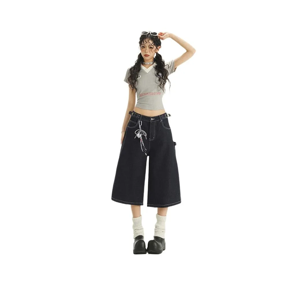 Poyz Синие Капри Женские Джинсы