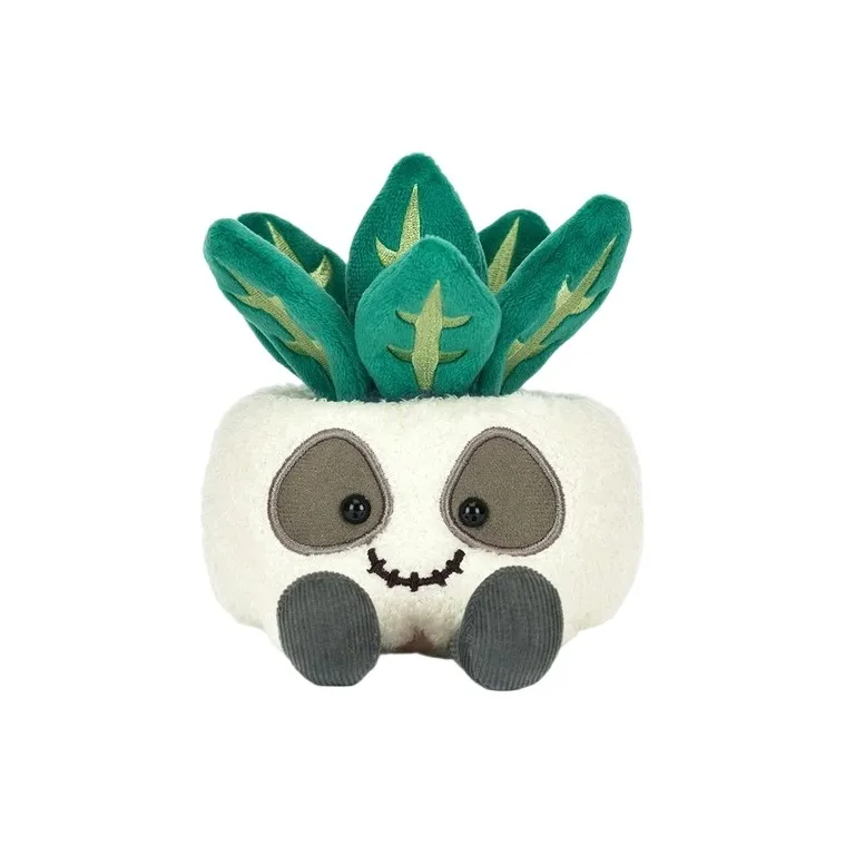 JELLYCAT Хэллоуин Amuseables Череп Цветочный дизайн Pot Куклы Плюшевая кукла 11 см Высота в сидячем положении